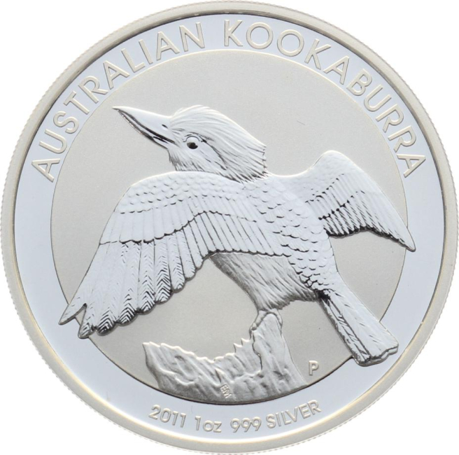 Australien 1 Dollar 2011 Kookaburra - 1 Unze Feinsilber